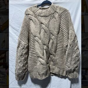Chunky Knit Cable Sweater